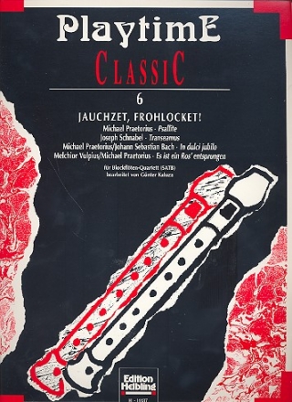 Jauchzet frohlocket fr 4 Blockflten (SATB)