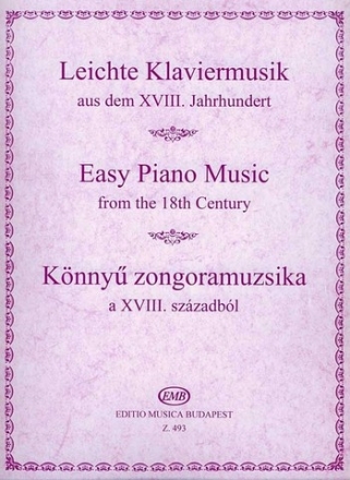 LEICHTE KLAVIERMUSIK AUS DEM 18. JAHRHUNDERT HERNADI, LAJOS, ED.