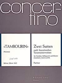 Tambourin fr Streicher, Schlagwerk und Klavier (Cembalo), Gitarre ad libitum Err:520