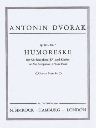 Humoreske op.101,7 fr Altsaxophon und Klavier