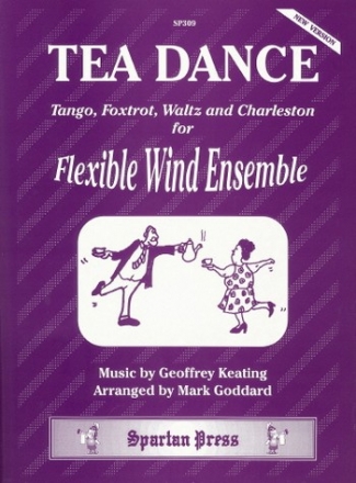 Tea dance for flexible wind ensemble, score and parts