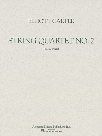 STRING QUARTET NO.2 1959 3. CORRECTED EDITION 1981