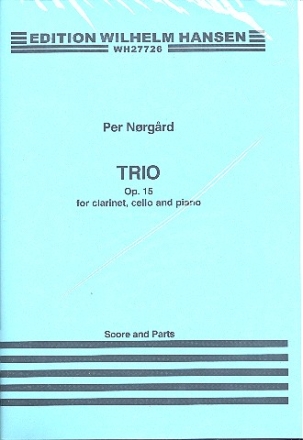 Trio op.15 for clarinet, cello and piano score