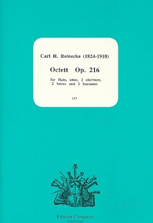 Octett op.216 for flute, oboe, 2 clarinets, 2 horns, 2 bassoons