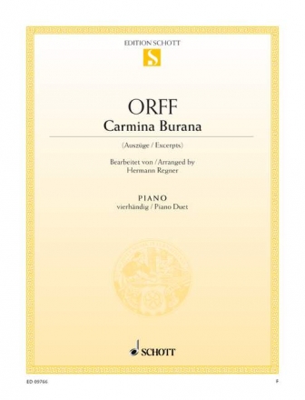Carmina Burana fr Klavier 4-hndig