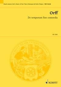 De temporum fine comoedia fr Soli, Sprecher, Chor und Orchester Dirigier- und Studienpartitur - Fassung von 1981