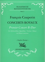 Premier Concert B-Dur  fr Altblockflte (Flte, Violine, Oboe) und Bc