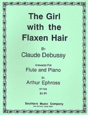 The Girl with the flaxen Hair for flute and piano