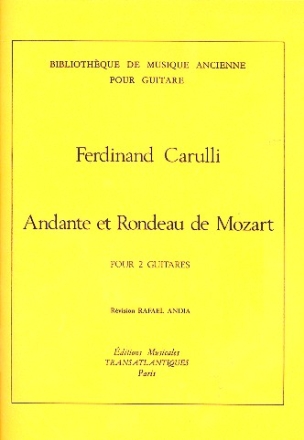 Andante et rondeau de Mozart pour 2 guitares (Kopie)