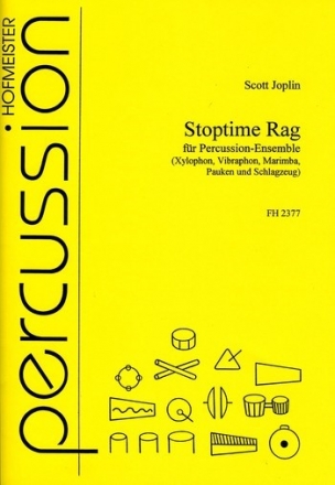 Stoptime Rag fr Percussion-Ensemble