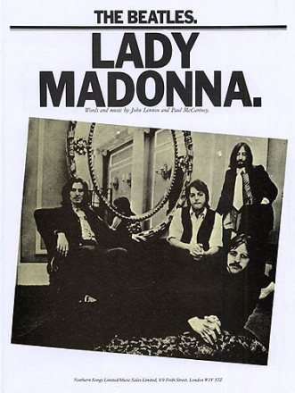 Lady Madonna: Einzelausgabe piano/voice/ guitar