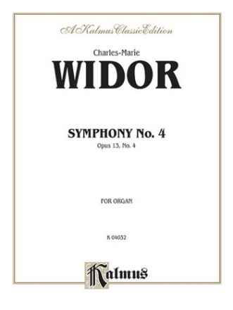 Symphony no.4 op.13,4 for organ