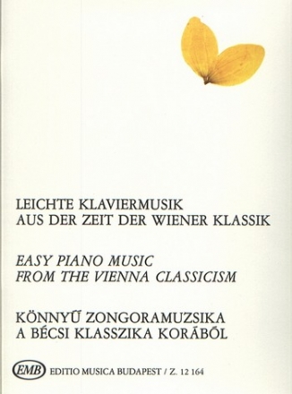 Leichte Klaviermusik aus der Zeit der Wiener Klassik fr Klavier