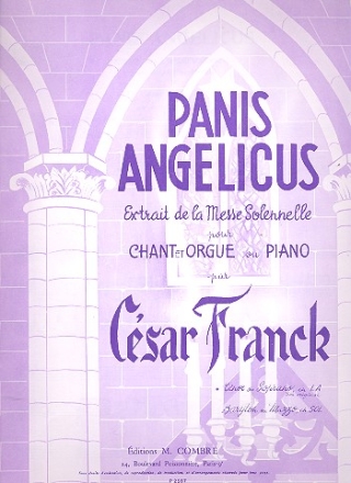 Panis angelicus pour chant (tenor ou soprano) et orgue (piano)