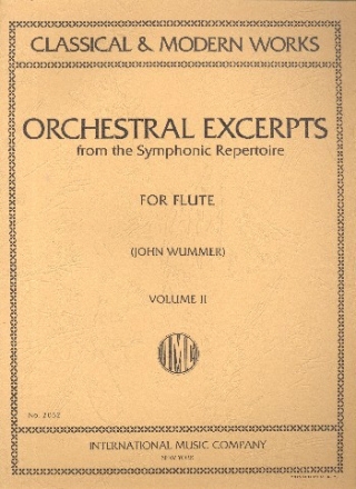 Orchestral Excerpts from the symphonic Repertoire vol.2 for flute