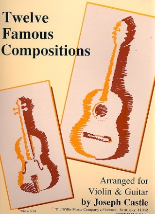 12 famous Compositions for violin and guitar