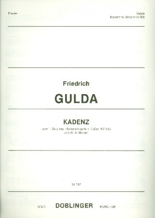 Kadenz zum Klavierkonzert C-Dur KV503 (1. Satz)