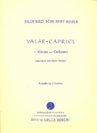 Valse-Caprice fr Klavier und Orchester fr 2 Klaviere