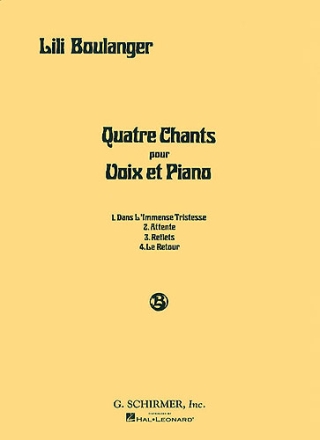 4 chants pour voix et piano (fr/en)