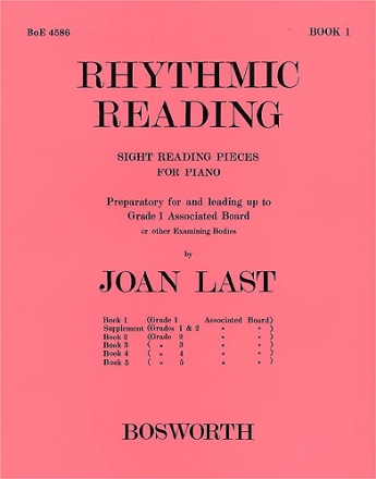 Rhytmic Reading vol.1 Sight Reading Pieces for piano