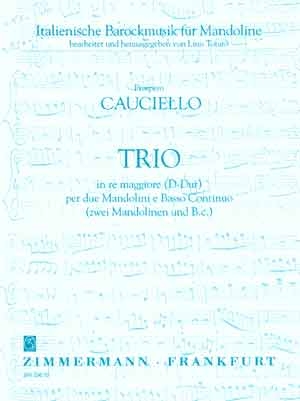 Trio D-Dur fr 2 Mandolinen und Bc