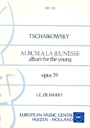 Album  la jeunesse op.39 for piano