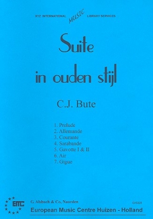 Suite in ouden stijl for organ