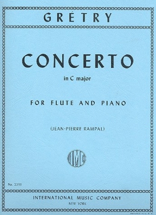 Concerto C major for flute and piano