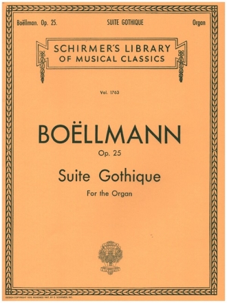 Suite Gothique op.25 for organ