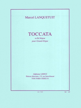 Toccata r majeur pour orgue