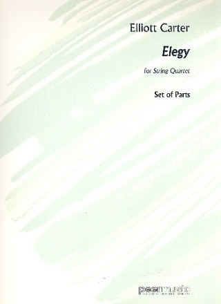 Elegy for 2 violins, viola and cello parts