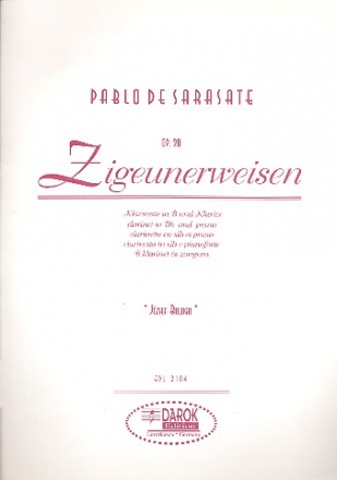 Zigeunerweisen op.20 for clarinet and piano