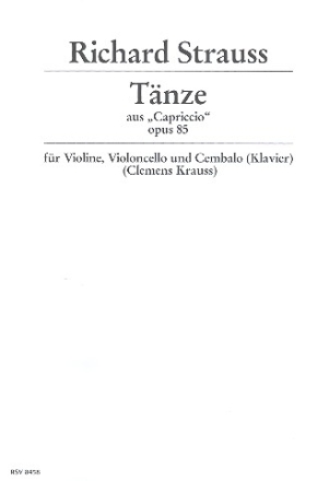 3 Tnze aus Capriccio op.85 Passepied, Gigue und Gavotte fr Klaviertrio