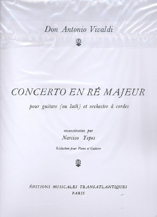 Concerto en re majeur pour guitare (luth) et piano archive copy