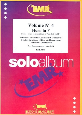 Solo-Album Band 4 (+CD) fr Horn in F und Klavier (Orgel)