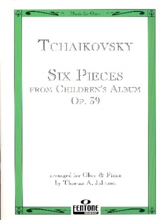 6 Pieces from Children's Album op.39 for oboe and piano