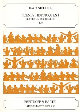 Scenes historiques 1 op.25 Suite fr Orchester Studienpartitur