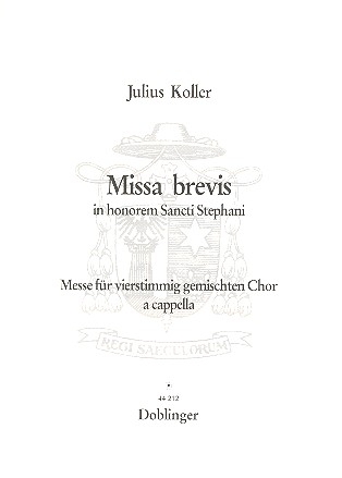 Missa brevis in honorem Sancti Stephani fr gem Chor a cappella Partitur