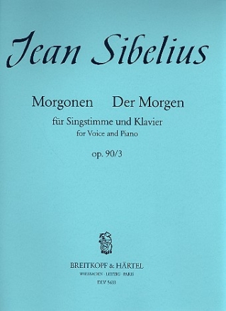 Der Morgen op.90,3 fr Singstimme und Klavier