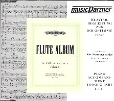 Flute Album vol.1 12 wellknown pieces CD mit der Klavierbegleitung zum Solostimme