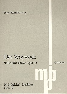 Der Woywode op.78 - Sinfonische Ballade fr Orchester Partitur