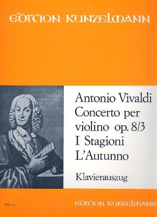 Konzert op.8,3 fr Violine und Orchester fr Violine und Klavier