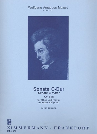 Sonate C-Dur KV545 fr Oboe und Klavier