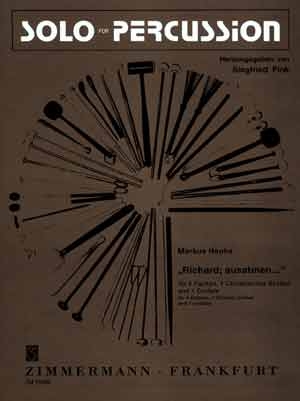 Rirchard, ausatmen fr 4 Pauken, chinesisches Becken und Crotale