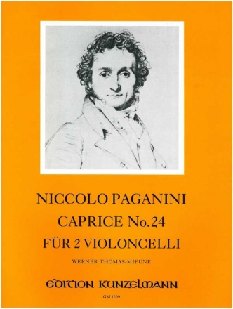 Caprice Nr.24 fr 2 Violoncelli 2 Spielpartituren