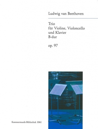 Klaviertrio B-Dur op.97 fr Violine, Violoncello und Klavier