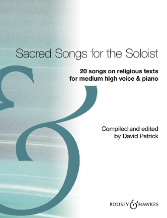 Sacred Songs for the Soloist fr hohe (mittlere) Singstimme und Klavier