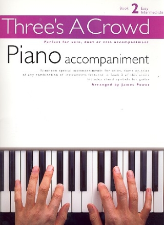 Three's a Crowd vol.2 piano accompaniment with guitar chord symbols