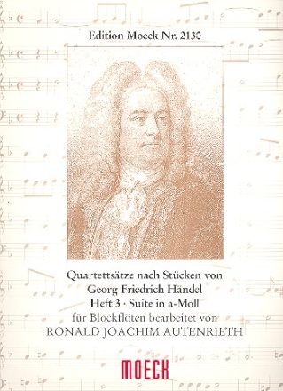 Suite a-Moll fr 4 Blockflten (SATB) Partitur und Stimmen