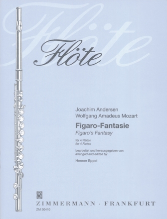 Figaro-Fantasie fr 4 Flten Partitur und Stimmen